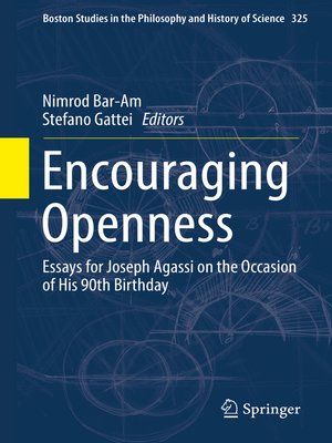 cover image of Encouraging Openness